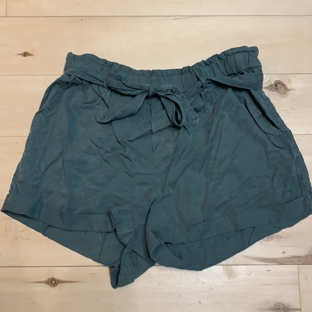 Aerie high wasted tie shorts